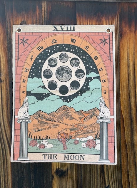The moon hot sale tapestry tarot